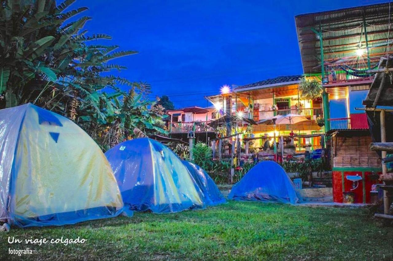 Hostal Estrella De Agua Salento Bagian luar foto