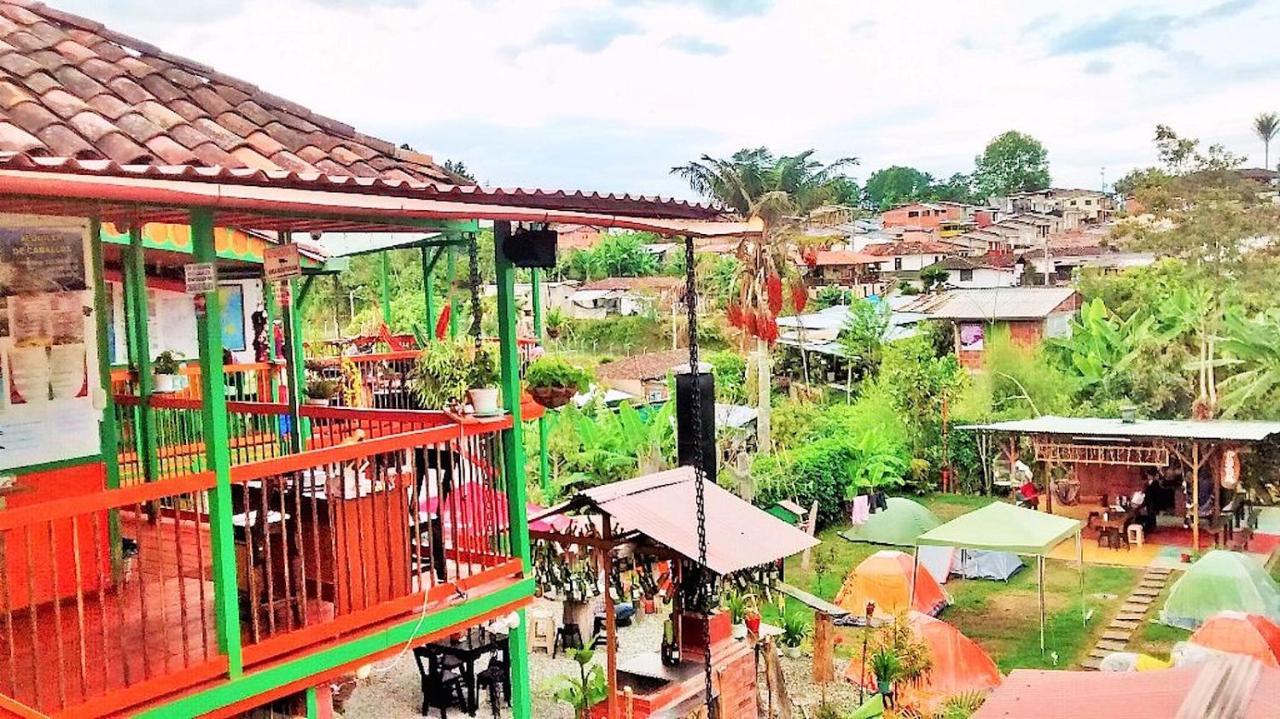 Hostal Estrella De Agua Salento Bagian luar foto